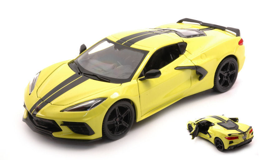 CHEVROLET CORVETTE C8 2020 LEMON YELLOW 1:24 - Maisto - MI31527Y