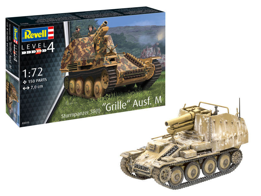 STURMPANZER 38 (t) GLILLE AUSF.M KIT 1:72 - Revell - RV03315