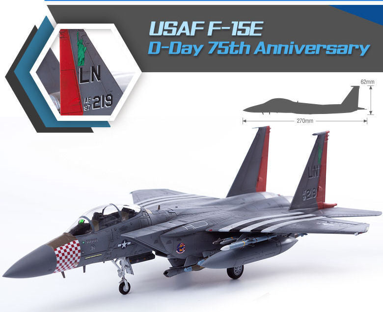 USAF F-15E D-DAY 75th ANNIVERSARY KIT 1:72 - Academy - ACD12568