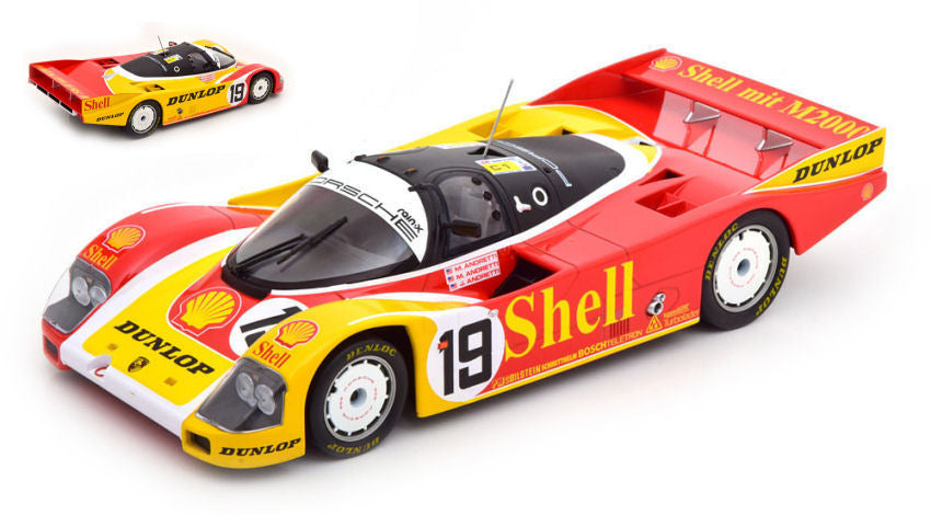 PORSCHE 962 C SHELL N.19 LM 1988 M.ANDRETTI-M.ANDRETTI-J.ANDRETTI 1:18 - Norev - NV187415