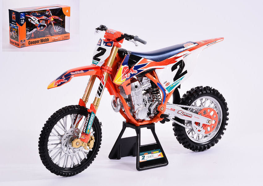 RED BULL KTM 450 SX-F N.2 FACTORY RACING TEAM COOPER WEBB 2019 1:6 - New Ray - NY49683