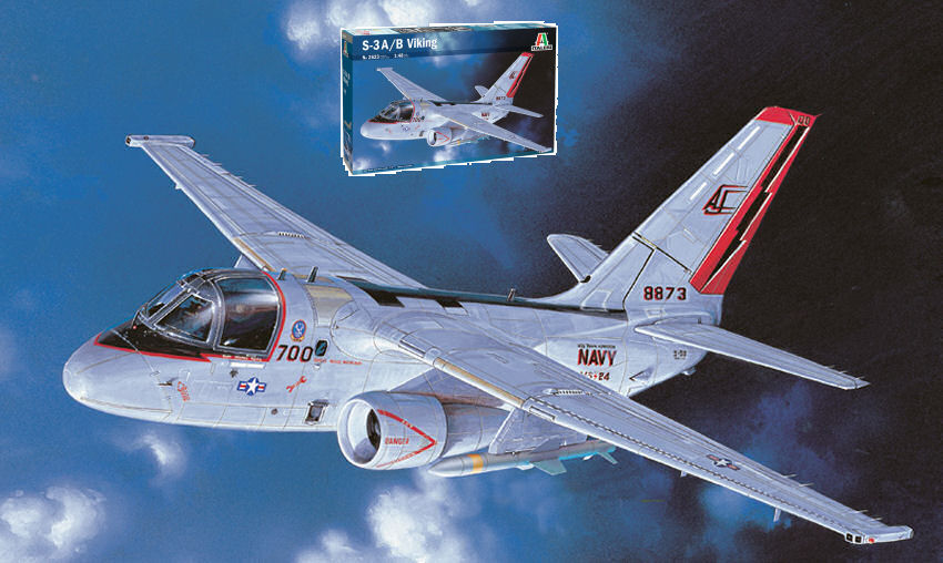S-3A/B VIKING KIT 1:48 - Italeri - IT2623