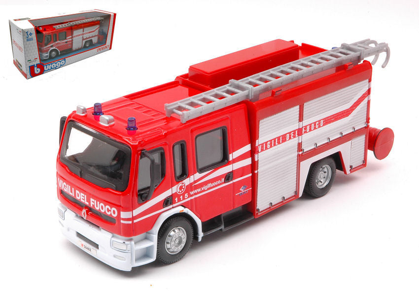 RENAULT PREMIUM 115 VIGILI DEL FUOCO 1:50 - Burago - BU32002B