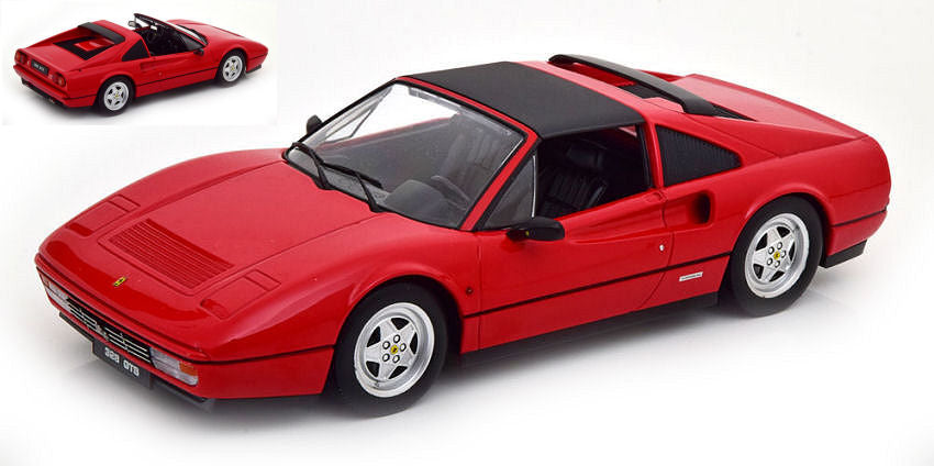 FERRARI 328 GTS 1985 RED 1:18 - KK Scale - KKDC180551