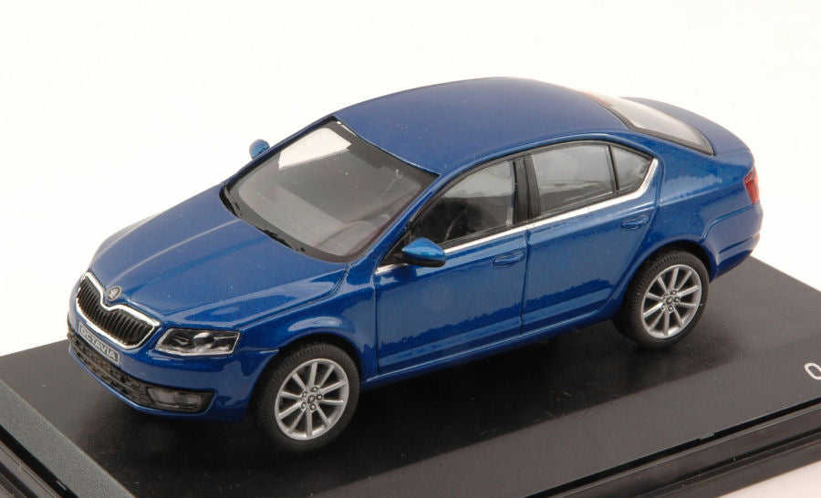 SKODA OCTAVIA III 2013 BLUE RACE METALLIC 1:43 - Abrex - AB026KD