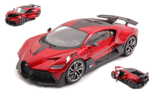 BUGATTI DIVO METALLIC RED 1:18 - Burago - BU11045R