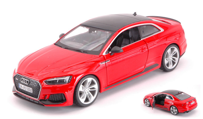 AUDI RS 5 COUPE' 2019 RED 1:24 - Burago - BU21090R