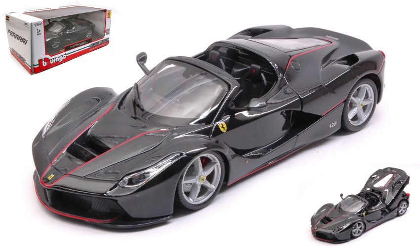 FERRARI LA FERRARI APERTA BLACK 1:24 - Burago - BU26022BK