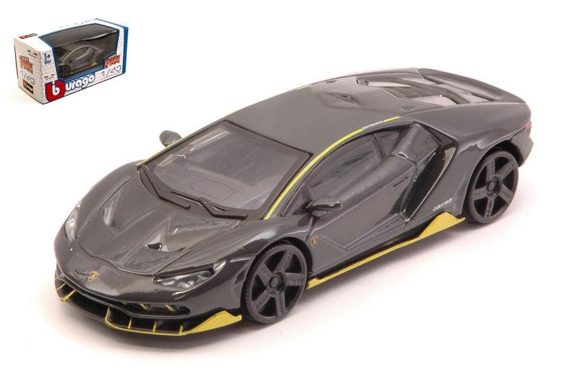 LAMBORGHINI CENTENARIO LP 770-4 2016 CARBO/YELLOW 1:43 - Burago - BU30382G