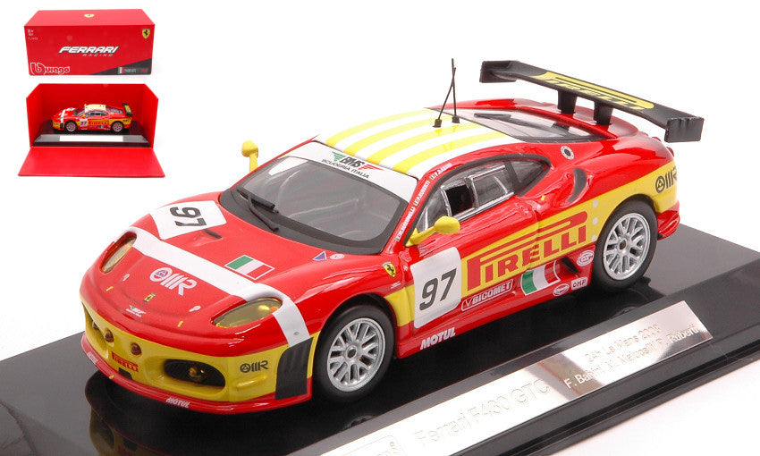 FERRARI F430GT N.97 BMS SCUD.ITALIA 2nd LMGT2 2008 MALUC.-RUB.-BAB.1:43 - Burago - BU36303