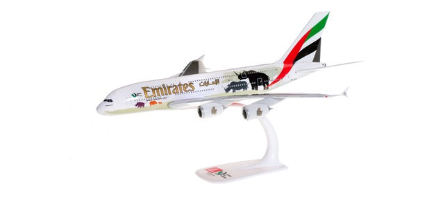 AIRBUS A380 EMIRATES UNITED FOR WILDLIFE 1:250 - Herpa - HP612180
