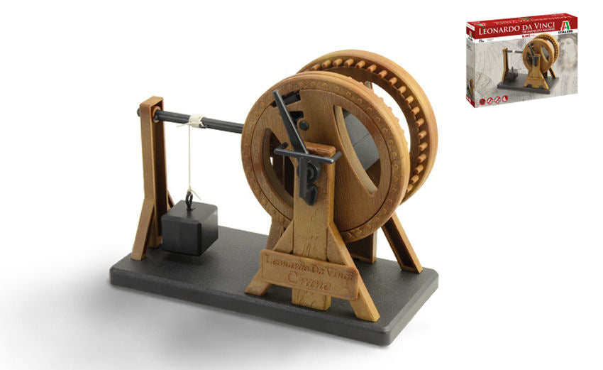 LEONARDO DA VINCI LEVERAGE CRANE - GRU A LEVA KIT cm16 - Italeri - IT3112