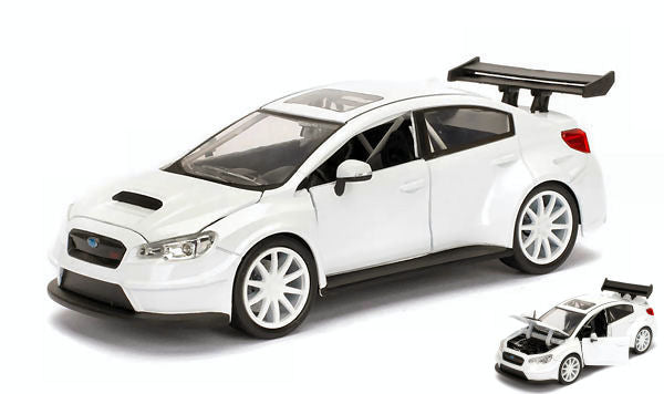 MR.LITTLE NOBODY S SUBARU WRX STi FAST & FURIOUS 8 WHITE 1:24 - Jada Toys - JADA98296