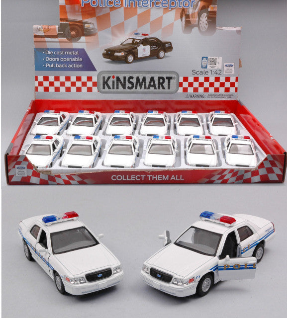 FORD CROWN VICTORIA POLICE INTERCEPTOR cm 12,5 - Kinsmart - KT5342D