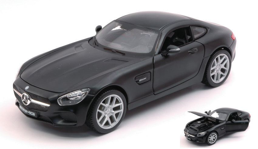MERCEDES AMG GT DULL BLACK COLLECTION 1:24 - Maisto - MI31134B