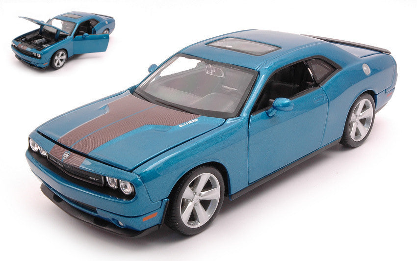 DODGE CHALLENGER SRT8 2008 BLUE 1:24 - Maisto - MI31280B