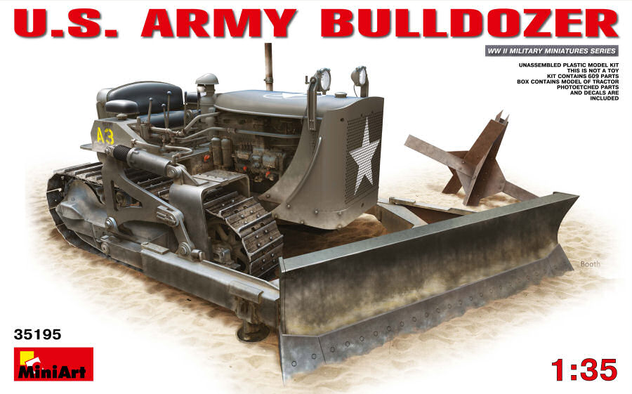 U.S. ARMY BULLDOZER KIT 1:35 - Miniart - MIN35195
