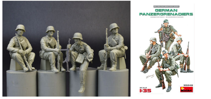 GERMAN PANZERGRENADIERS KIT 1:35 - Miniart - MIN35248