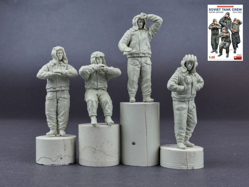 SOVIET TANK CREW 1970-80s KIT 1:35 - Miniart - MIN37063