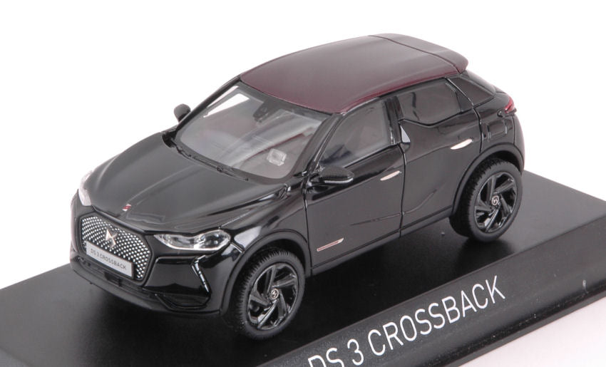 DS 3 CROSSBACK "LA PREMIERE" 2019 BLACK & RED ROOF 1:43 - Norev - NV170020