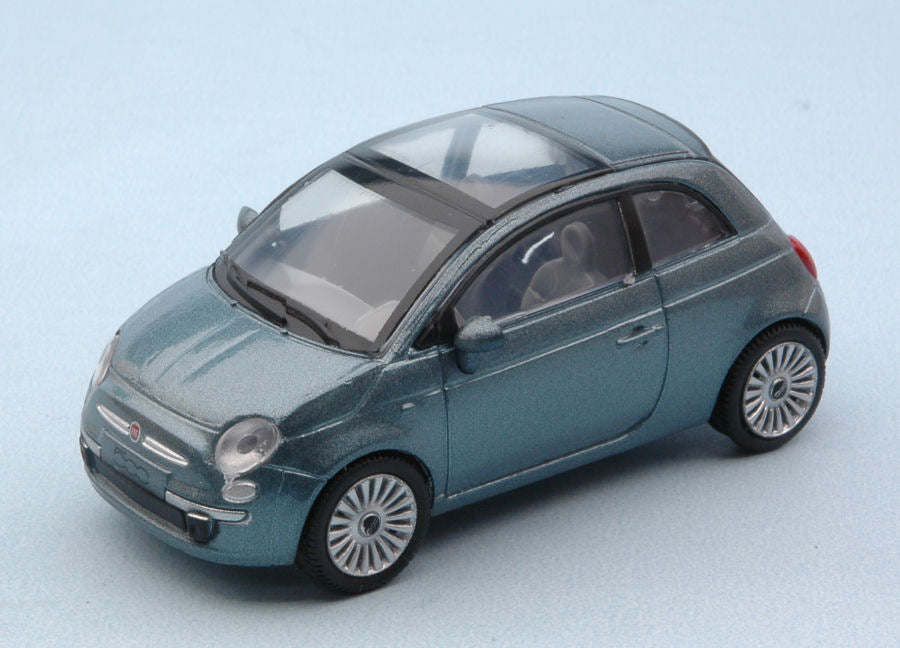 FIAT NUOVA 500 2007 METALLIC BLUE 1:43 - New Ray - NY19587MB