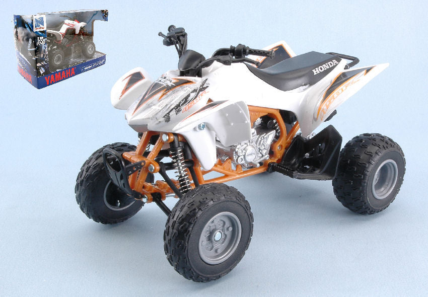 ATV-QUAD HONDA TRX450R WHITE 1:12 - New Ray - NY57503HW