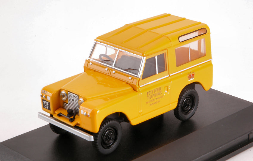 LAND ROVER SERIES II SWB HARD TOP POST OFFICE TELEPHONES YELLOW 1:43 - Oxford - OXF43LR2S004