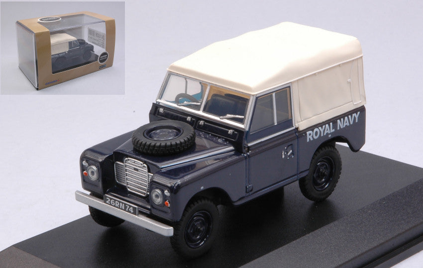 LAND ROVER SERIES III SWB CANVAS ROYAL NAVY 1:43 - Oxford - OXF43LR3S004