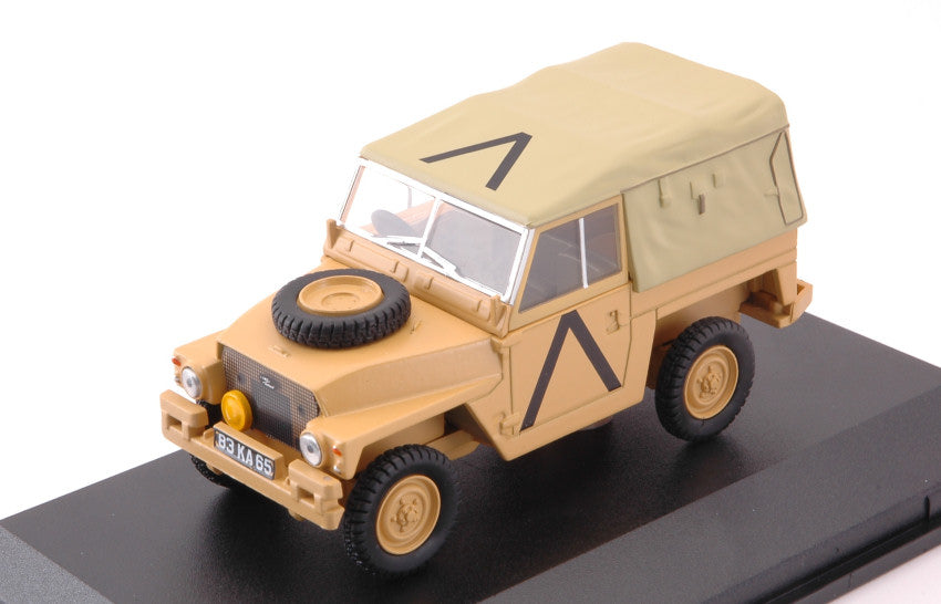 LAND ROVER LIGHTWEIGHT SOFT TOP GULF WAR 1:43 - Oxford - OXF43LRL008