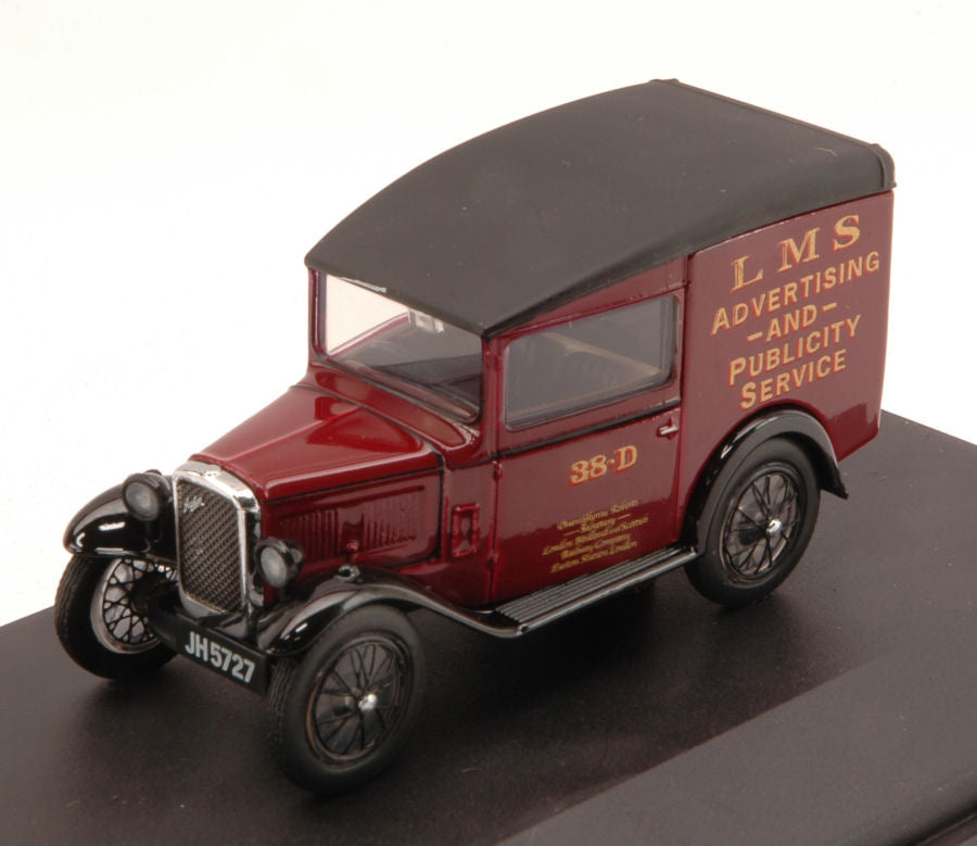 AUSTIN SEVEN RN VAN 1932 LMS ADVERTISING 1:43 - Oxford - OXFASV004