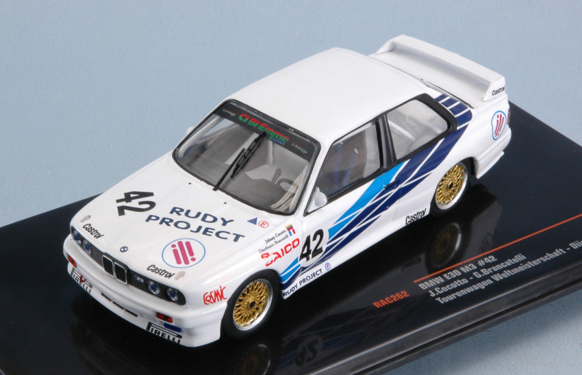 BMW M3 (E30) N.42 WTCC DIJON 1987 J.CECCOTTO-G.BRANCATELLI 1:43 - Ixo Model - RAC262