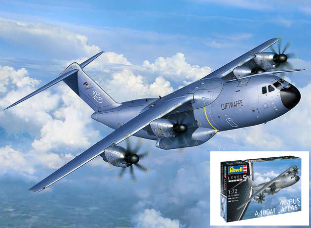 AIRBUS A400M "LUFTWAFFE" KIT 1:72 - Revell - RV03929