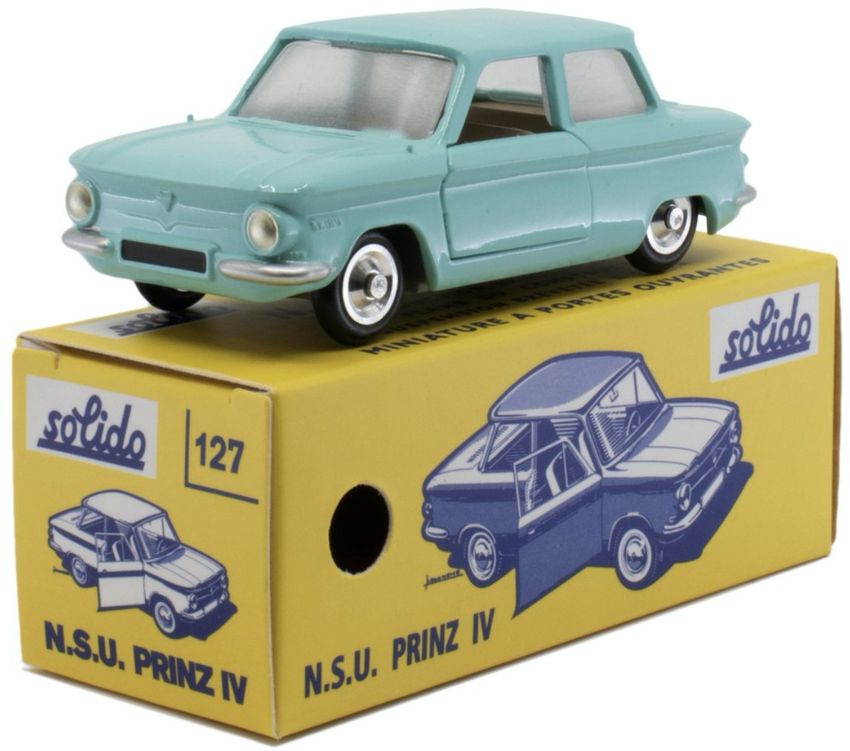 NSU PRINZ IV TURQUOISE CLUB SOLIDO 1:43 - Solido - SL1001271