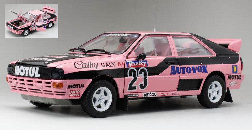 AUDI QUATTRO N.23 FRENCH RALLYCROSS 1987 CATHY CALY 1:18 - SunStar - SS4251
