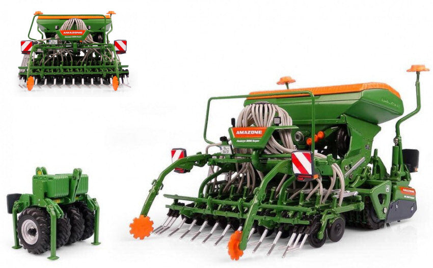 SEMINATRICE AMAZONE CENTAYA 3000 SUPER + T-PACK 1:32 - Universal Hobbies - UH5384