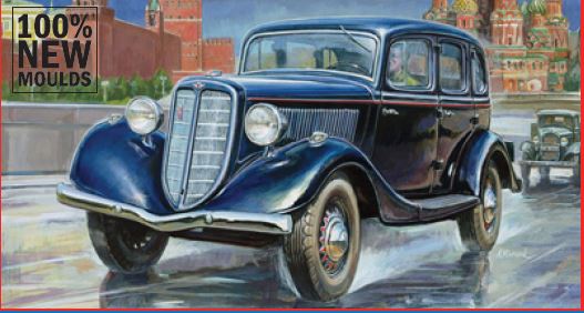 GAZ M1 SOVIET STAFF CAR KIT 1:35 - Zvezda - Z3634
