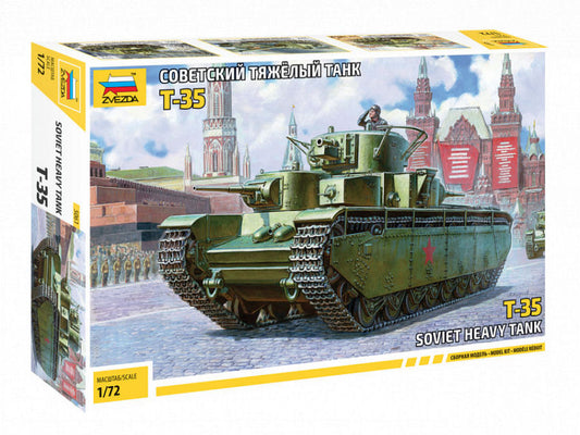 SOVIET HEAVY TANK T-35 KIT 1:72 - Zvezda - Z5061