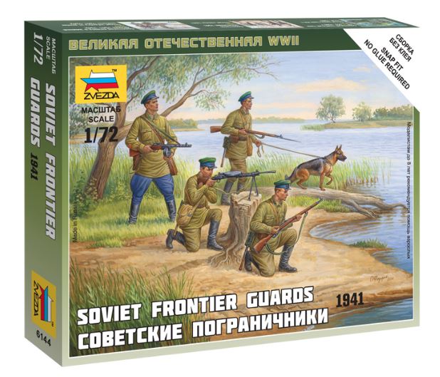 SOVIET FRONTIER GUARDS KIT 1:72 - Zvezda - Z6144