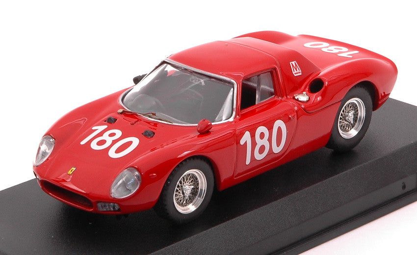 FERRARI 250 LM N.180 16th TARGA FLORIO 1966 RAVETTO-STARRABBA 1:43 - Best Model - BT9256