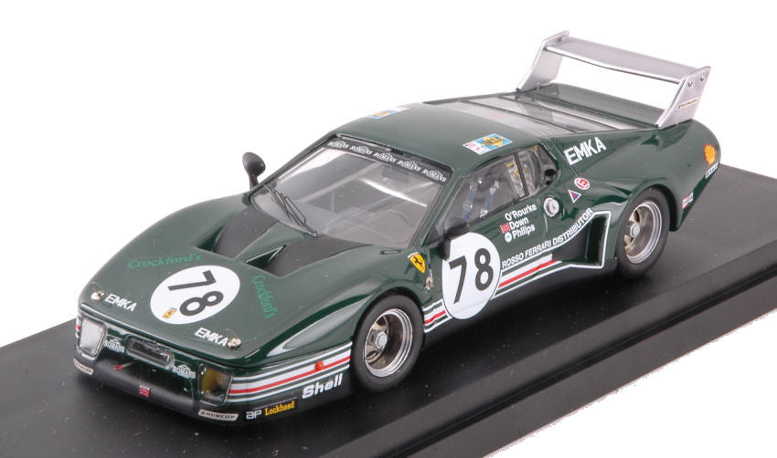 FERRARI 512 BB LM N.78 23th LM 1980 ROURKE-DOWN-PHILLIPS 1:43 - Best Model - BT9285