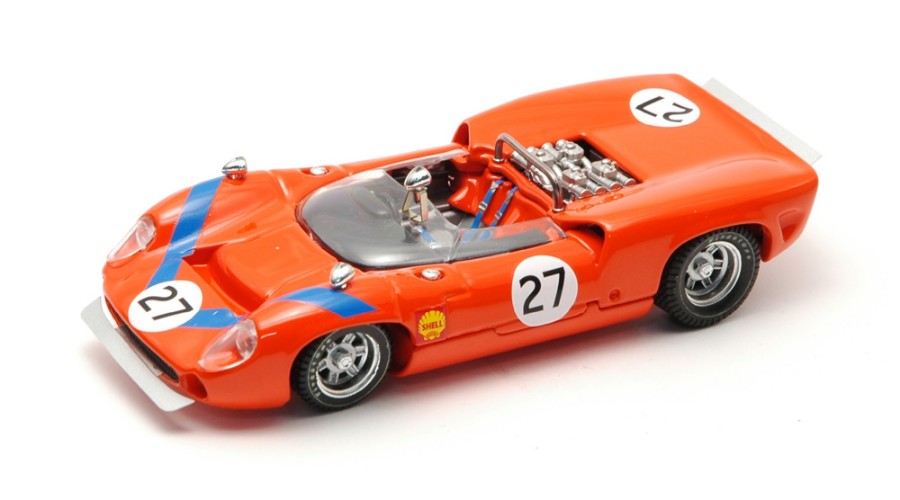 LOLA T 70 SPYDER N.27 7th FUJI 1968 T.SAKAI 1:43 - Best Model - BT9333