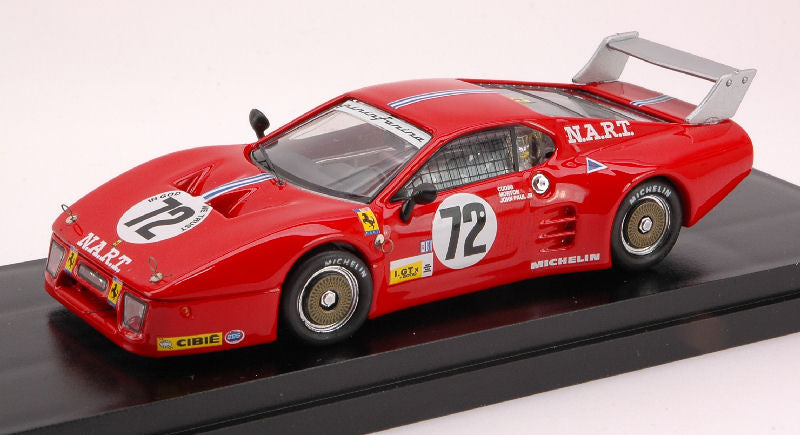 FERRARI 512 BB N.72 9th LM 1982 A.CUDINI-J.MORTON-J.PAUL JR.1:43 - Best Model - BT9382