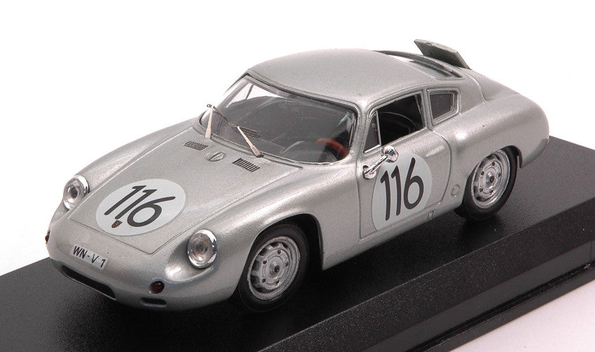 PORSCHE ABARTH N.116 6th TARGA FLORIO 1960 LINGE-STRAHLE-LISSMANN 1:43 - Best Model - BT9412