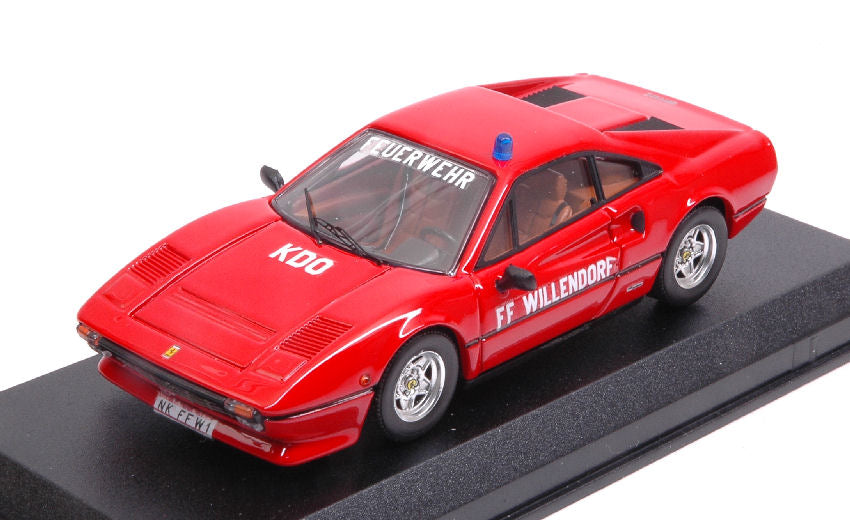 FERRARI 308 GTB COUPE' VIGILI DEL FUOCO AUSTRIA 1983 1:43 - Best Model - BT9445