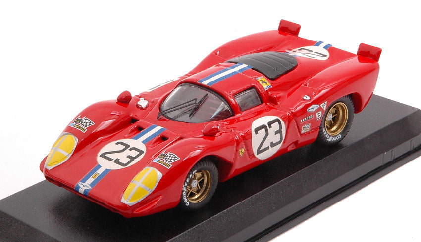 FERRARI 312 P COUPE N.23 SEBRING 1970 CHINETTI JR.-ADAMOWICZ 1:43 - Best Model - BT9449