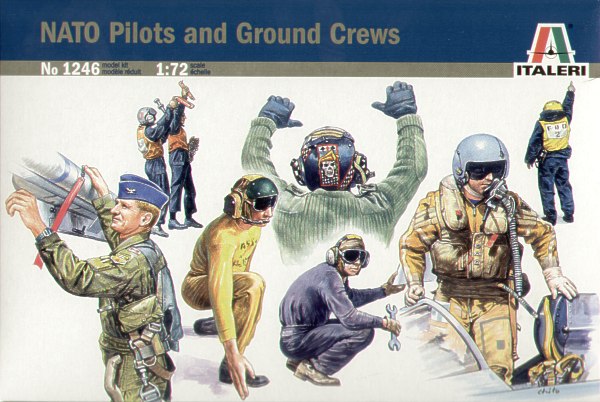 NATO PILOTS AND GROUND CREW KIT 1:72 - Italeri - IT1246