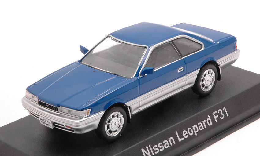 NISSAN LEOPARD F31 1986 BLUE METALLIC 1:43 - Norev - NV420179