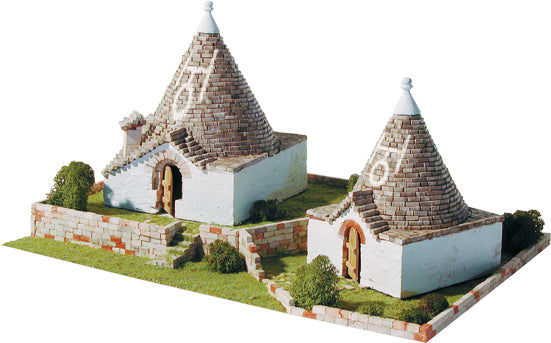 TRULLI PUGLIESI DI ALBEROBELLO PCS 2800 KIT 1:80 - Aedes Ars - ADS1257