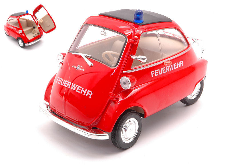 BMW ISETTA FEUERWEHR 1:18 - Welly - WE24096FRR