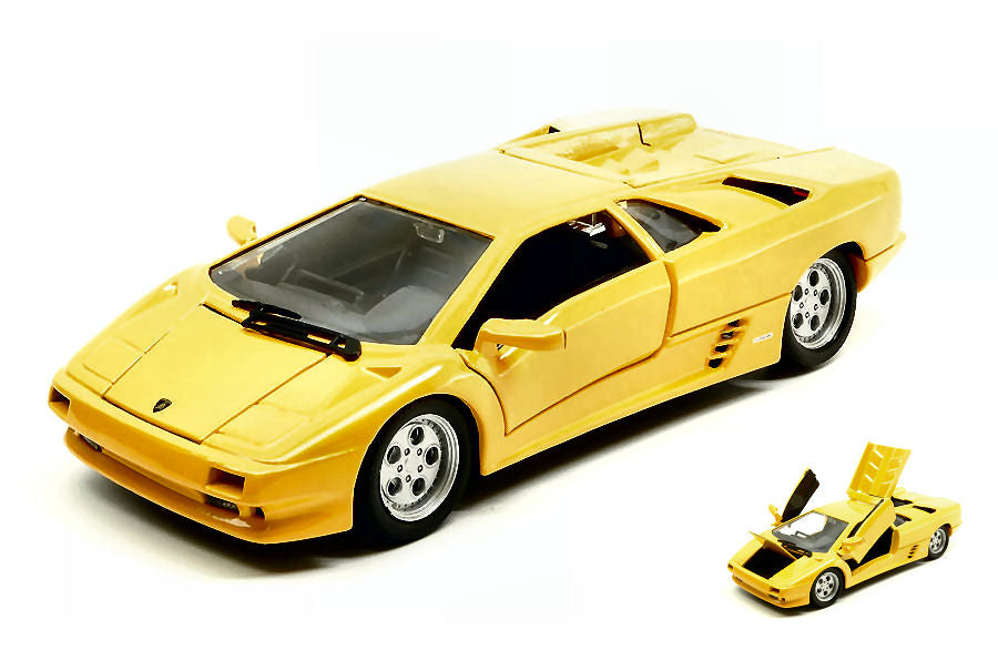 LAMBORGHINI DIABLO 1994 YELLOW 1:24 - Welly - WE29374Y